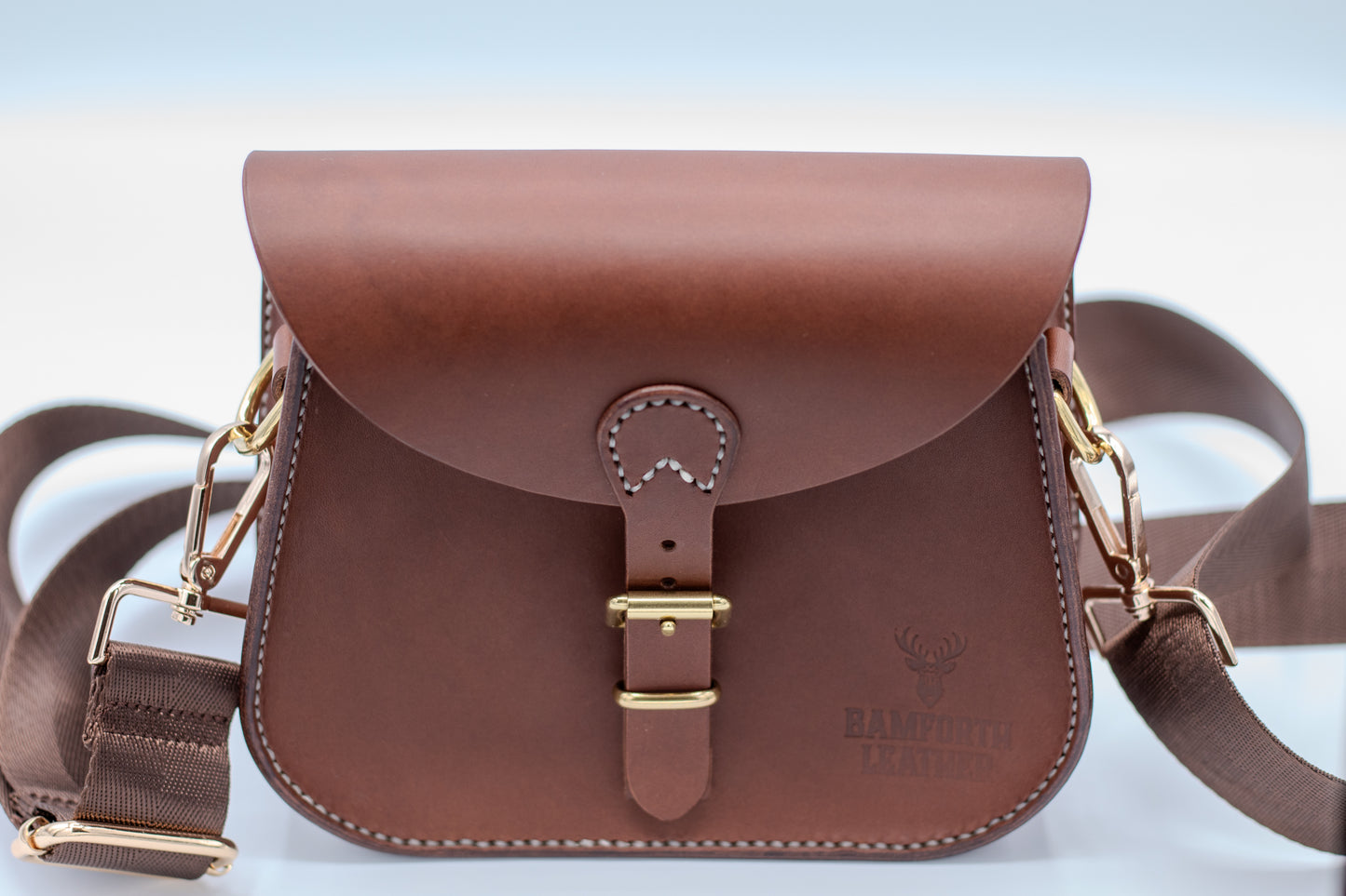 Shetland Saddle Bag In Noce