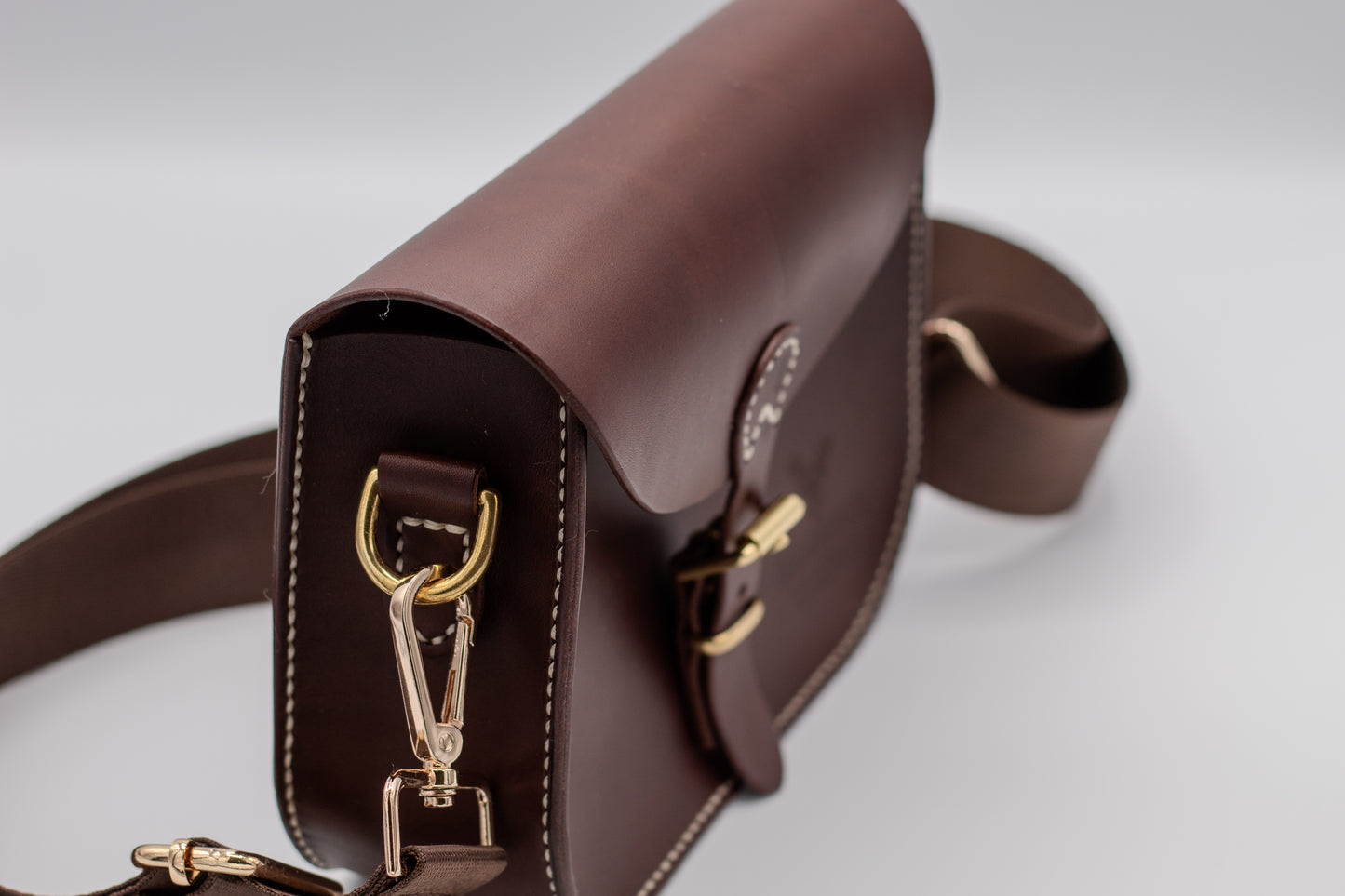 Shetland Saddle Bag In Tobacco