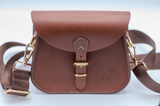 Shetland Saddle Bag In Noce