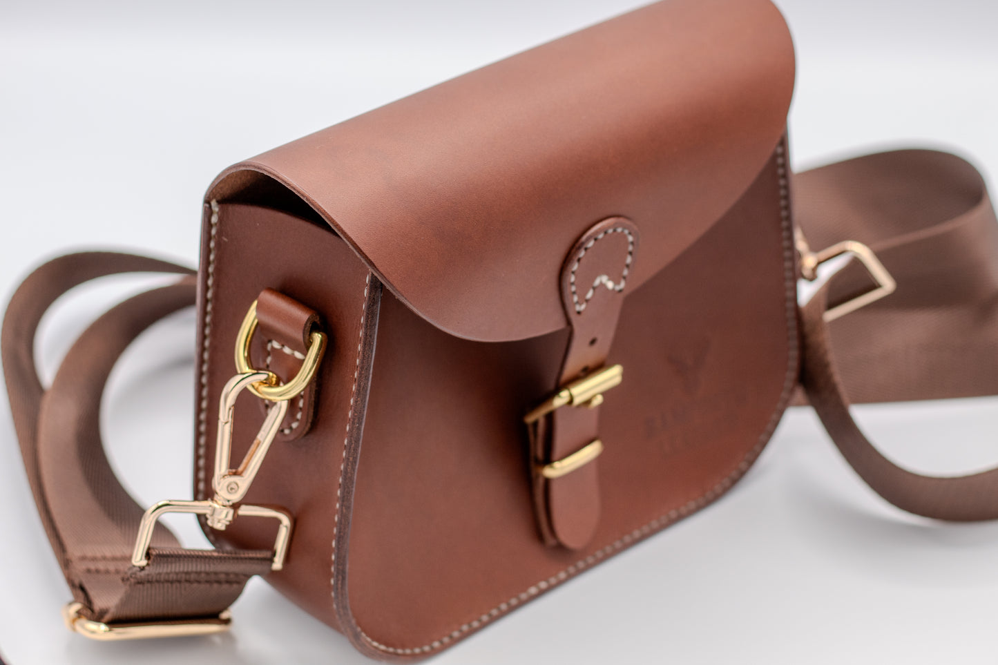 Shetland Saddle Bag In Noce